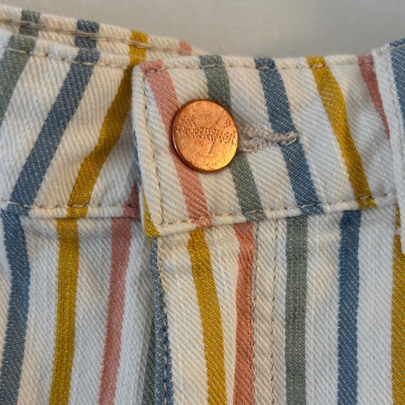 Wrangler Multicolor Striped Jean Shorts - Picture 4 of 10